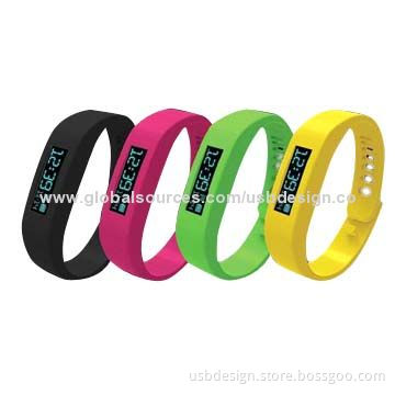 Comfortable Sports Wristbands with Pedometer and Sleep Monitor